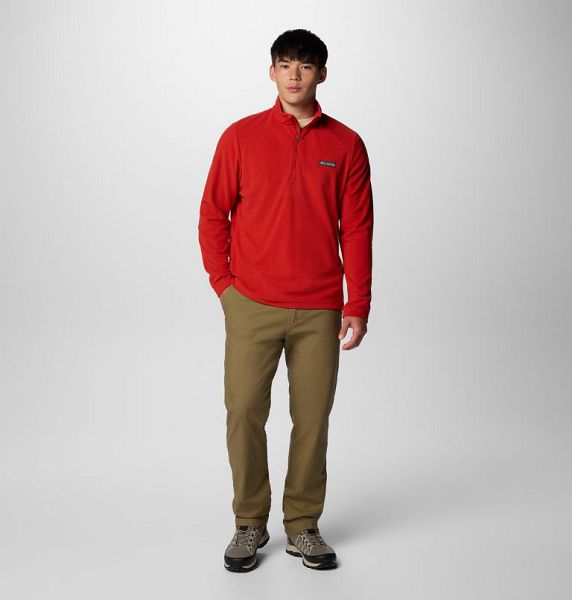 Men Columbia Lake Aloha™ Half Zip Fleece Red | US-AZFVCN-468