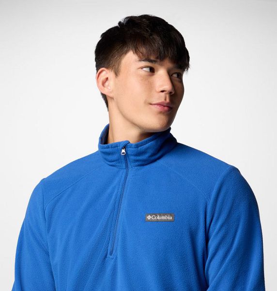 Men Columbia Lake Aloha™ Half Zip Fleece Blue | US-AZHYBU-493