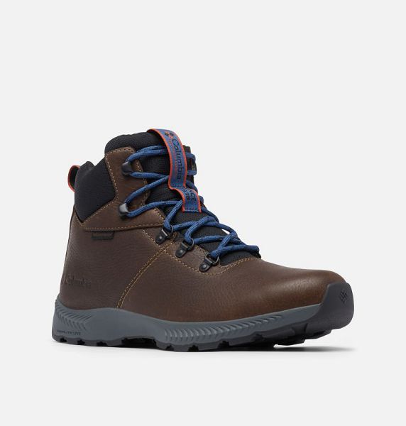 Men Columbia Landroamer™ Explorer Waterproof Outdoor Boots Red | US-VAEMZR-043