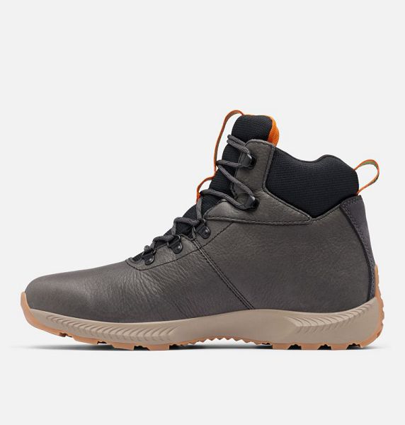 Men Columbia Landroamer™ Explorer Waterproof Boots Dark Grey / Orange | US-YTDJIO-735