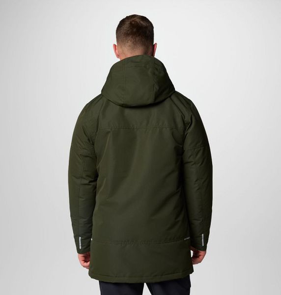 Men Columbia Landroamer™ II Waterproof Down Parka Jackets Deep Green | US-SQZKVW-150