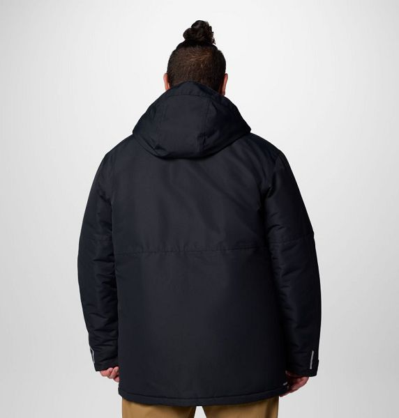 Men Columbia Landroamer™ II Waterproof Hooded Parka Jackets Black | US-YVPMRT-962