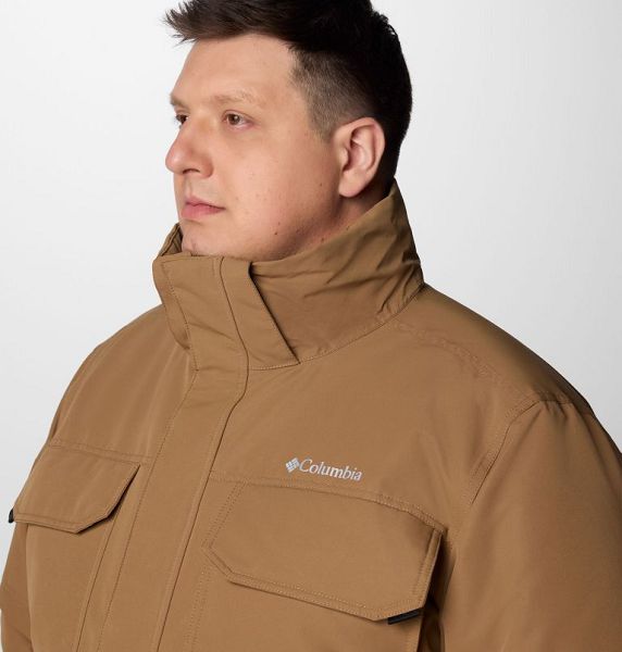 Men Columbia Landroamer™ II Waterproof Hooded Parka Jackets Khaki | US-UFBEWG-582