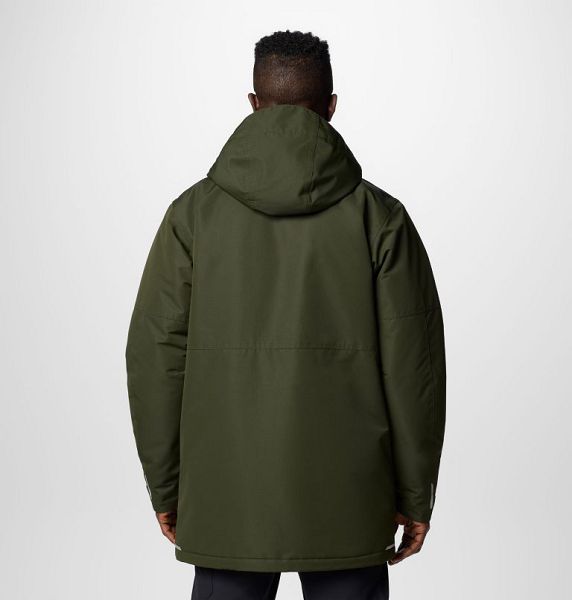 Men Columbia Landroamer™ II Waterproof Parka Jackets Deep Green | US-TRFNWA-107