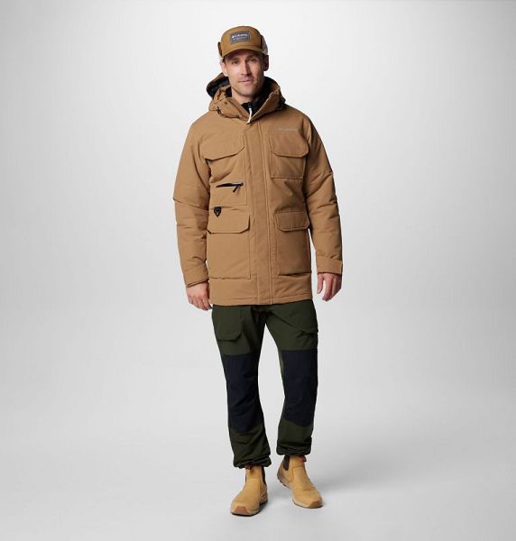 Men Columbia Landroamer™ II Waterproof Parka Jackets Khaki | US-CJDQHZ-083