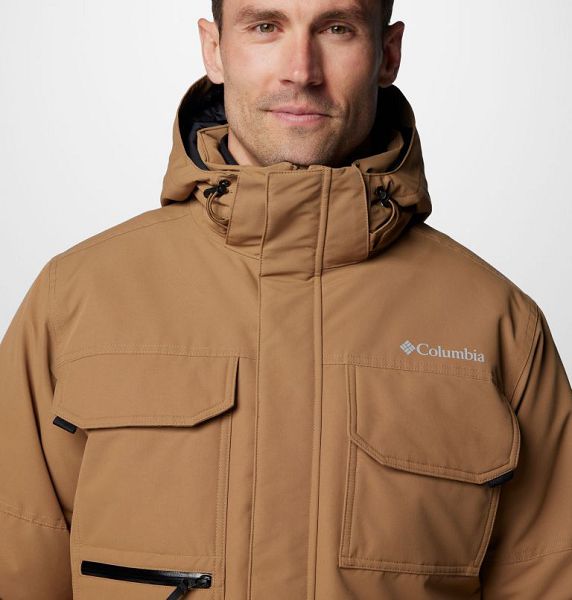 Men Columbia Landroamer™ II Waterproof Parka Jackets Khaki | US-CJDQHZ-083