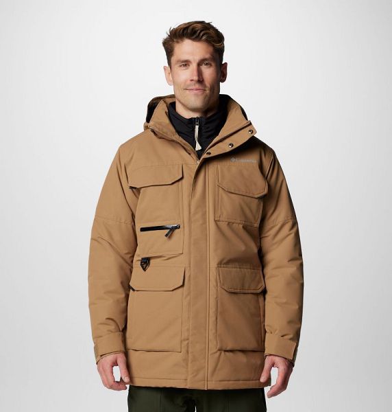 Men Columbia Landroamer™ II Waterproof Parka Jackets Khaki | US-CJDQHZ-083