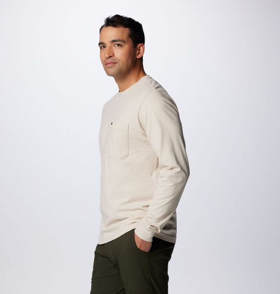 Men Columbia Landroamer™ Long Sleeve T-Shirt Dark Grey | US-CJXMZN-586