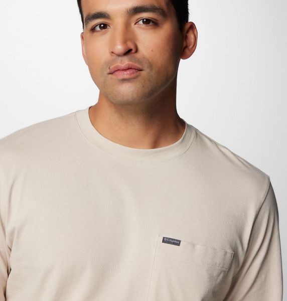 Men Columbia Landroamer™ Long Sleeve T-Shirt Dark Grey | US-CJXMZN-586