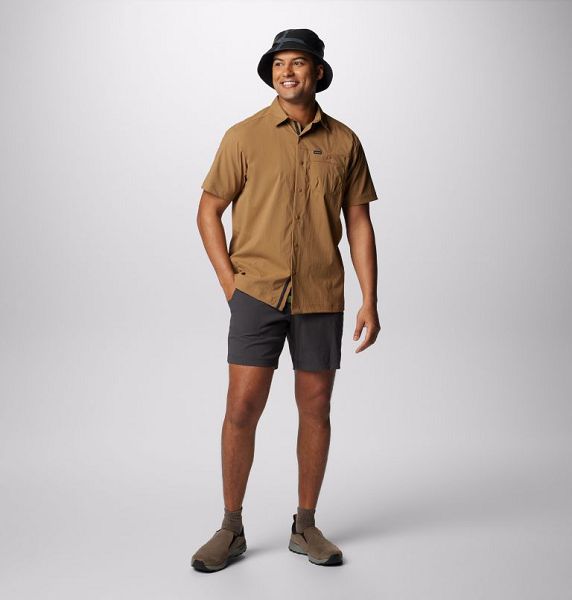 Men Columbia Landroamer™ Ripstop Shorts Dark Grey | US-WXPRVU-520