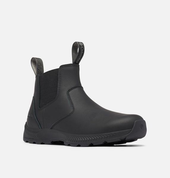 Men Columbia Landroamer™ Scout Waterproof Chelsea Boots Black / Dark Grey | US-YNWFDK-294