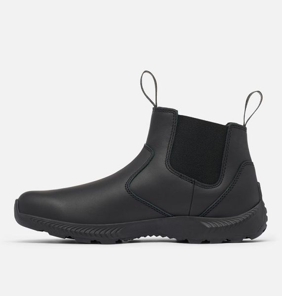 Men Columbia Landroamer™ Scout Waterproof Chelsea Boots Black / Dark Grey | US-YNWFDK-294