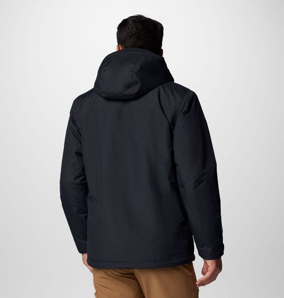 Men Columbia Landroamer™ Sherpa Lined Waterproof Hooded Jackets Black | US-MBQWAT-809