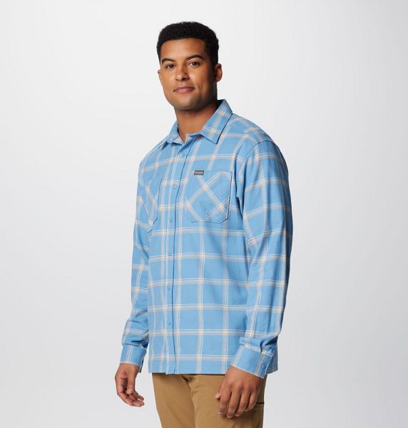 Men Columbia Landroamer™ Shirts Blue | US-LTUQSH-192