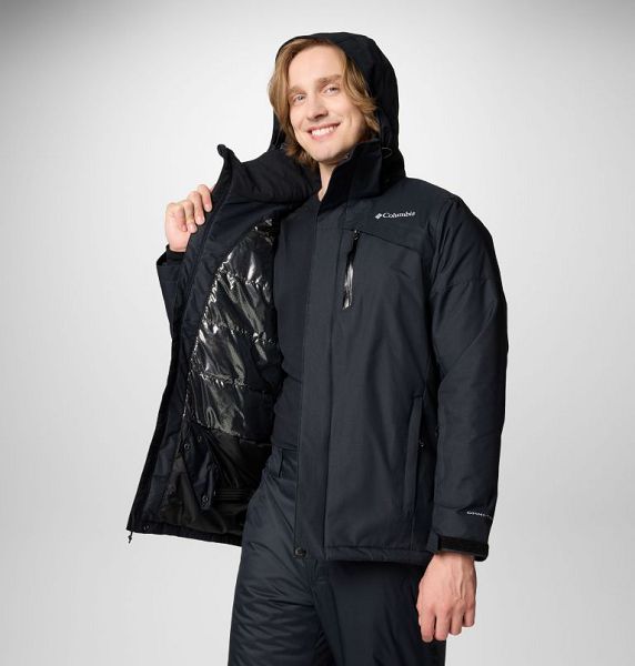 Men Columbia Last Tracks™ II Ski Jackets Black | US-OPGZFH-859