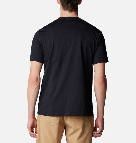 Men Columbia Legend Trail™ Technical T-Shirt Black | US-ZGUOVC-124