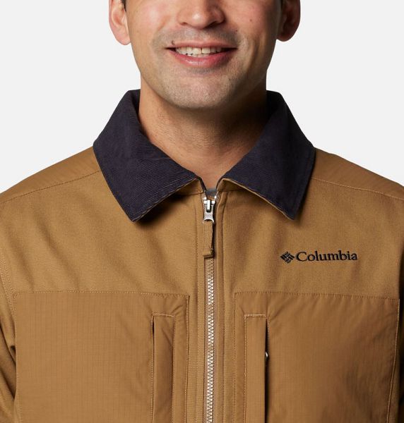 Men Columbia Loma Vista™ Fusion Insulated Jackets Khaki | US-UZRVLT-083