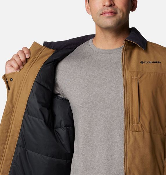 Men Columbia Loma Vista™ Fusion Insulated Jackets Khaki | US-UZRVLT-083