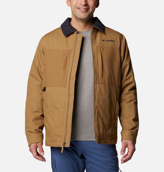 Men Columbia Loma Vista™ Fusion Insulated Jackets Khaki | US-UZRVLT-083