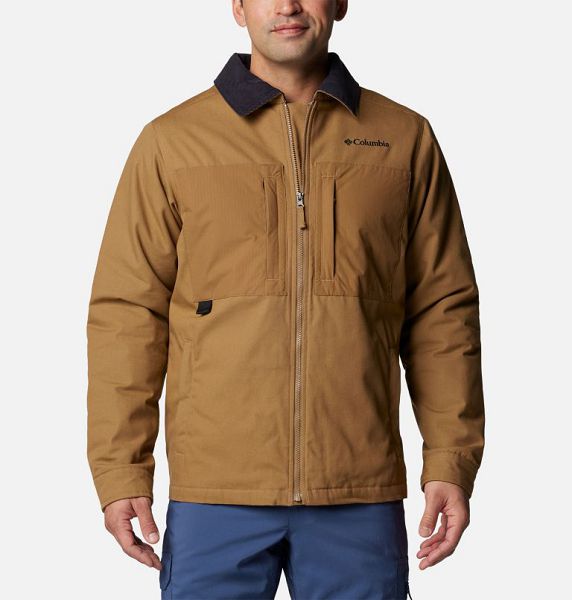 Men Columbia Loma Vista™ Fusion Insulated Jackets Khaki | US-UZRVLT-083