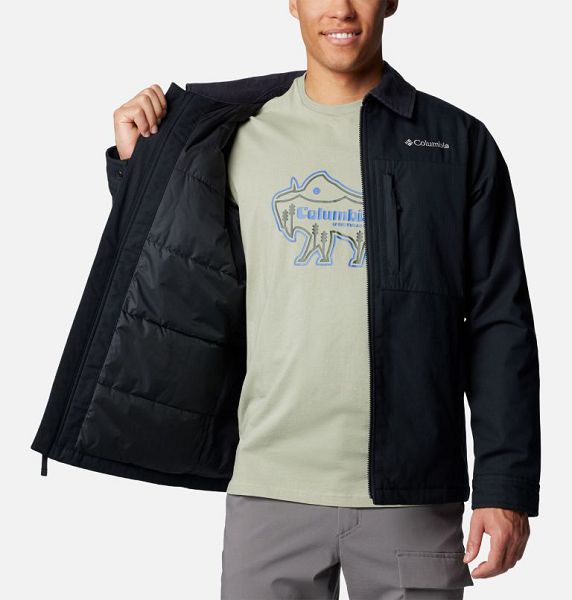 Men Columbia Loma Vista™ Fusion Insulated Jackets Black / Black | US-ULRPYV-923