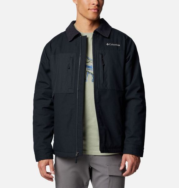 Men Columbia Loma Vista™ Fusion Insulated Jackets Black / Black | US-ULRPYV-923