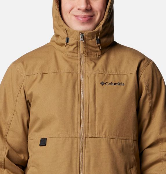 Men Columbia Loma Vista™ III Insulated Hooded Jackets Khaki | US-CJQVZP-089