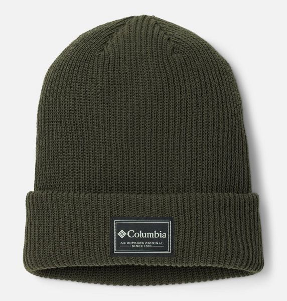 Men Columbia Lost Lager™ Recycled Beanie Deep Green | US-GQVSWZ-539