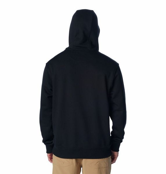 Men Columbia Marble Canyon™ French Terry Hoodie Black | US-BOSJVW-285