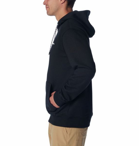 Men Columbia Marble Canyon™ French Terry Hoodie Black | US-BOSJVW-285