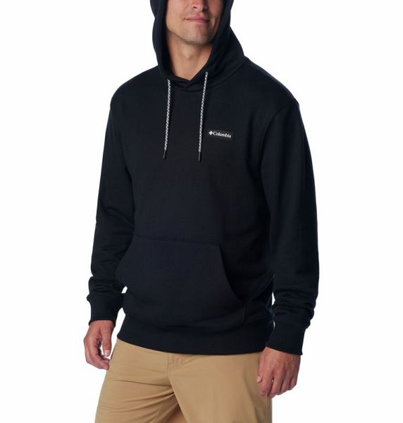 Men Columbia Marble Canyon™ French Terry Hoodie Black | US-BOSJVW-285