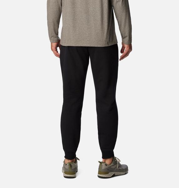 Men Columbia Marble Canyon™ Heavyweight Fleece Joggers Black | US-LCUKZH-387