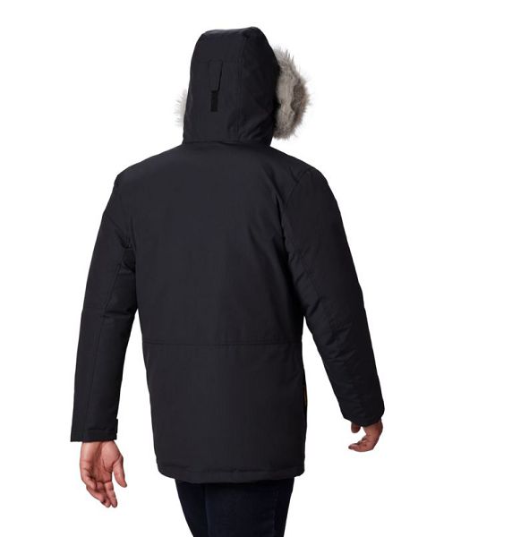 Men Columbia Marquam Peak™ Parka Jackets Black | US-IUZGFA-804