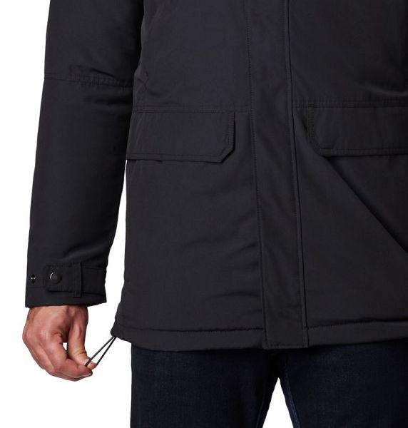 Men Columbia Marquam Peak™ Parka Jackets Black | US-IUZGFA-804