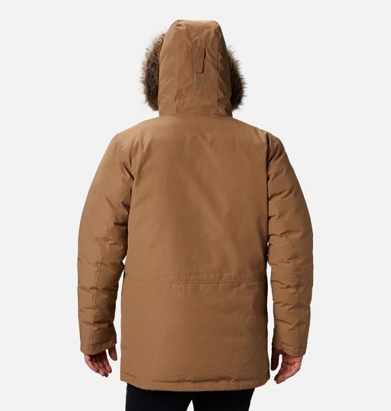 Men Columbia Marquam Peak™ Parka Jackets Khaki | US-GDSAWV-538