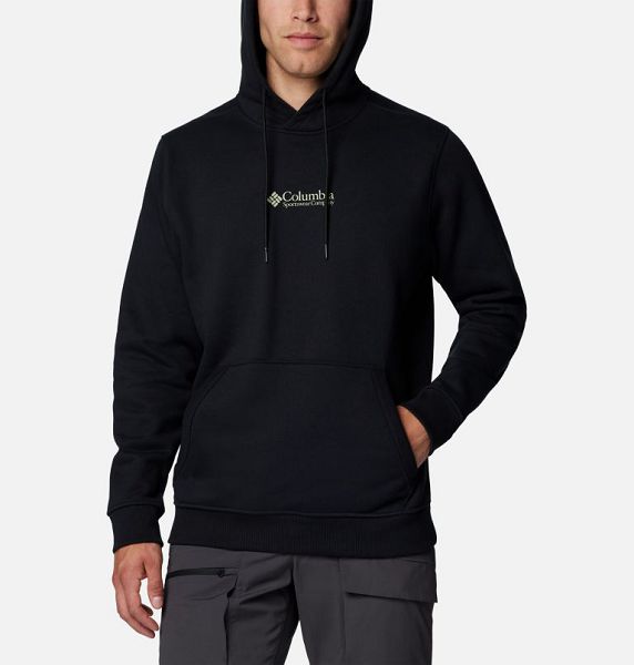 Men Columbia Meridian Creek™ Hoodie Black | US-QPVMTB-964