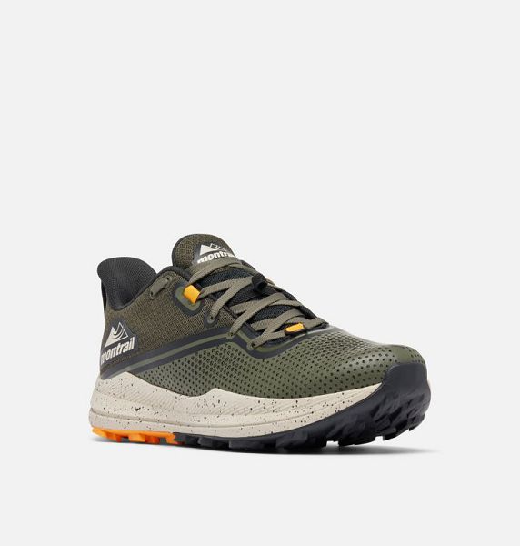 Men Columbia Montrail™ Trinity™ FKT Trail Running Shoes Grey / Green | US-OSTBLZ-194