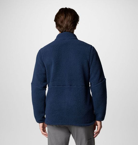 Men Columbia Mountainside™ Heavyweight Fleece Navy / Dark Blue | US-YSTZWH-897