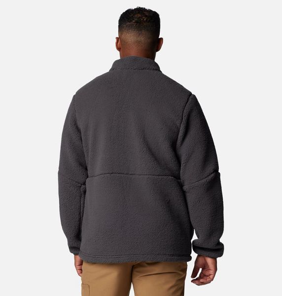 Men Columbia Mountainside™ Heavyweight Fleece Dark Grey | US-QAFJNW-395