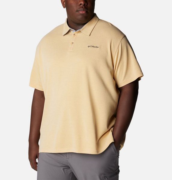 Men Columbia Nelson Point™ Polo Shirts Light Brown | US-IFEPGQ-592