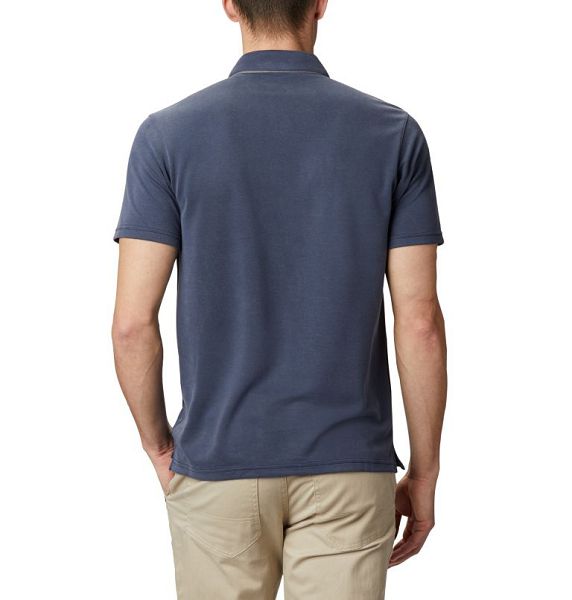 Men Columbia Nelson Point™ Polo Shirts Navy | US-JFCMHB-578