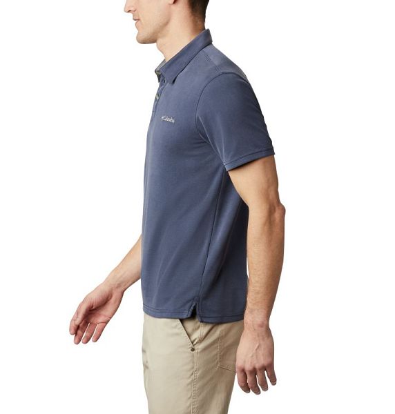 Men Columbia Nelson Point™ Polo Shirts Navy | US-JFCMHB-578