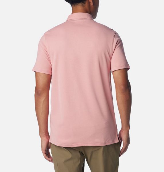 Men Columbia Nelson Point™ Polo Shirts Pink | US-TLYCJN-295