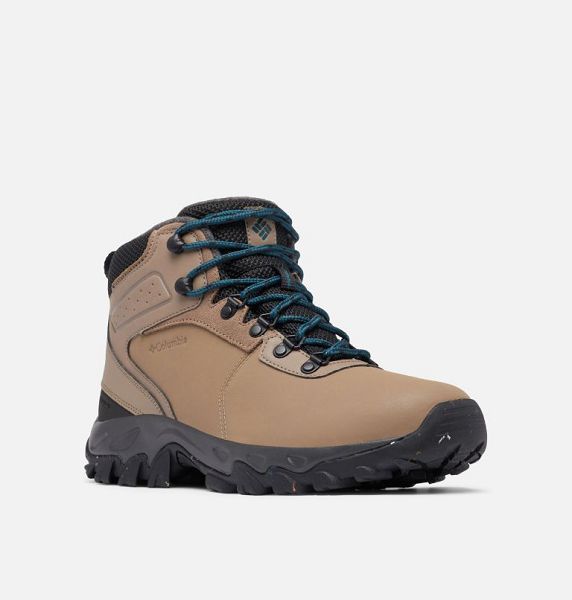 Men Columbia Newton Ridge™ Waterproof Omni-Heat™ II Winter Hiking Boots Grey / Brown | US-VETDUS-562