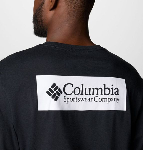 Men Columbia North Cascades™ Long Sleeve T-Shirt Black | US-IAKVZG-394