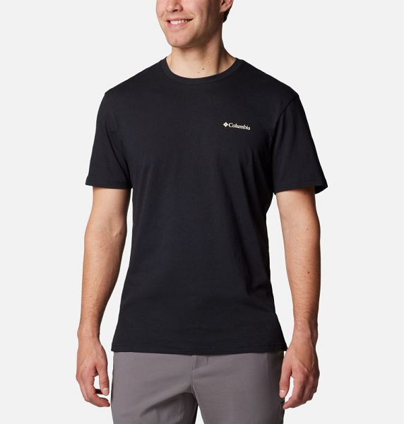 Men Columbia North Cascades™ T-Shirt Black | US-VPHANJ-430