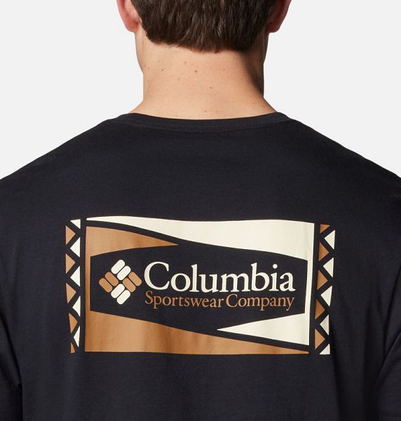 Men Columbia North Cascades™ T-Shirt Black | US-VPHANJ-430