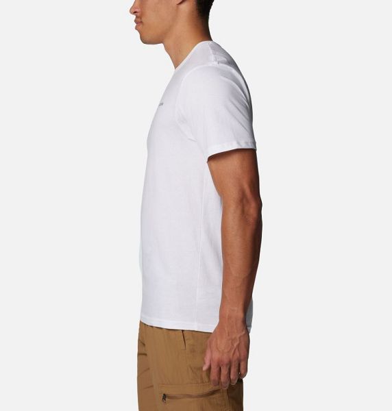 Men Columbia North Cascades™ T-Shirt White | US-ZXVNCQ-561