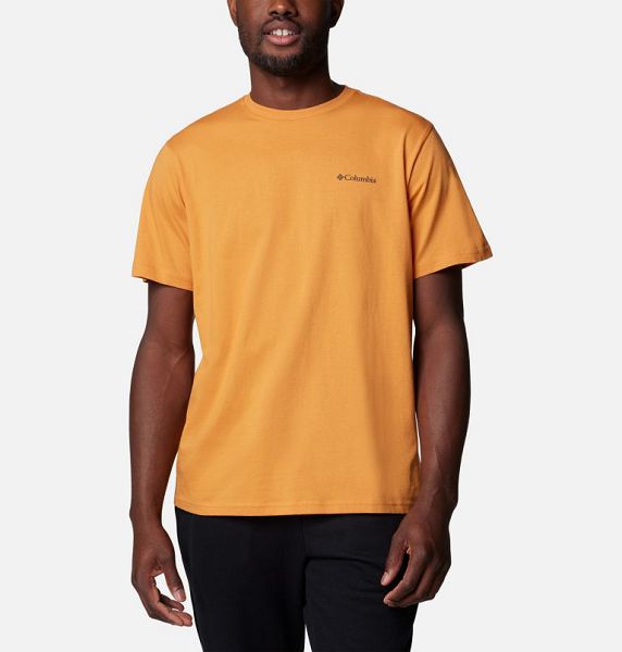 Men Columbia North Cascades™ T-Shirt Yellow | US-UEFRON-647