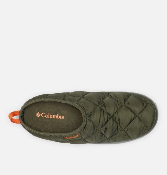 Men Columbia Omni-Heat™ Lazy Bend™ Camper Shoes Deep Olive / Orange | US-JYZRNA-063